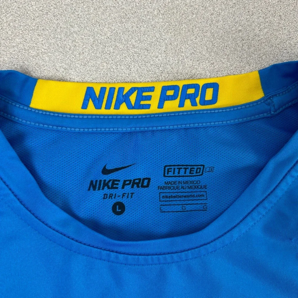 Nike | Shirts | Nike Pro Dri Fit Long Sleeve Compression Top Men Size ...
